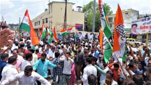Sanjay Shukla Filed Nomination : कांग्रेस के महापौर उम्मीदवार ने रैली के साथ फॉर्म भरा 