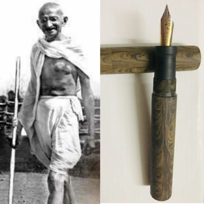 First indigenous pen made on the insistence of Gandhiji