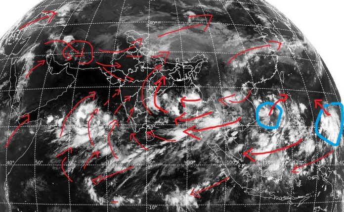 बंगाल की खाड़ी में मानसून सक्रिय, दक्षिण पश्चिम महासागर में भी मानसून की तेज हलचल