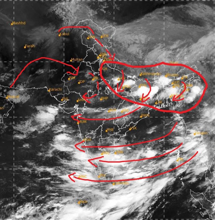 Weather Update: दक्षिण पूर्वी राज्यों को छोड़कर शेष राज्यों में बारिश का ब्रेक, लेकिन बादलों का आवागमन जारी