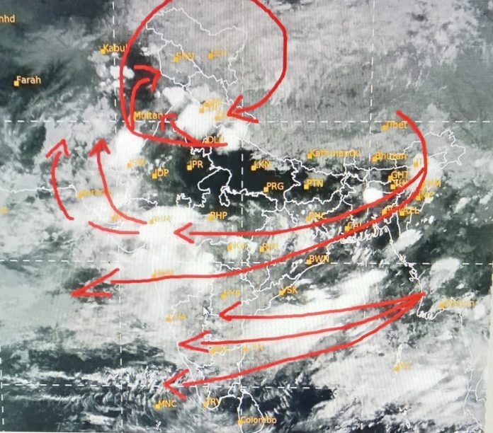 Weather Update: मौसम के 3 चक्र सक्रिय,आज दिल्ली, हिमाचल, हरियाणा में हो सकती है भारी बारिश