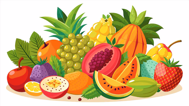 drawing fruit with bunch fruits 1230457 33724