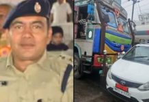 SP रेलवे IPS अधिकारी पद्मविमोचन शुक्ल बाल-बाल बचे, ट्राले ने उनकी कार को मारी जोरदार टक्कर
