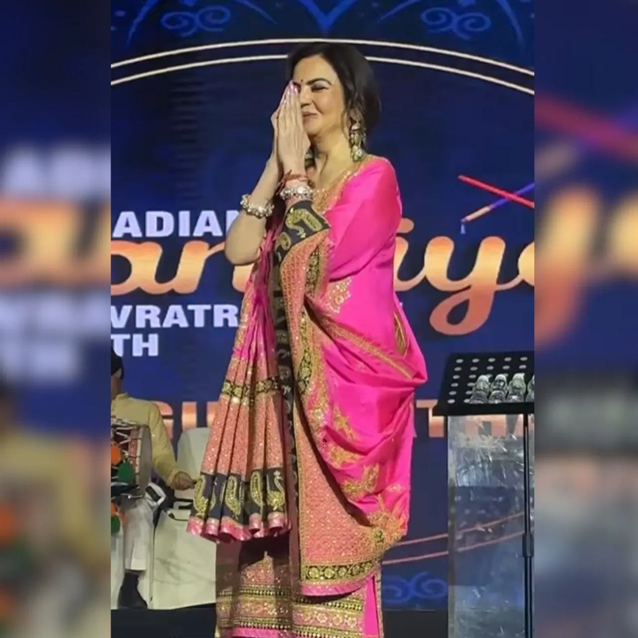 nita ambani dandia look