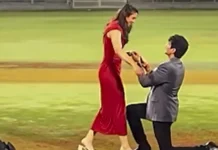 शादी से पहले स्मृति मंधाना के मंगेतर ने स्टेडियम में प्रपोज किया और रिंग पहनाई,देखिये रस्मों के फोटो !