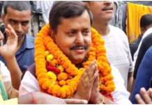 दिल्ली पहुंचे बीजेपी के नए राष्ट्रीय कार्यकारी अध्यक्ष नितिन नबीन