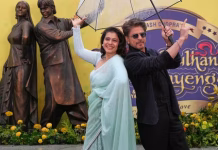 DDLJ bronze statue:’दिलवाले दुल्हनिया ले जाएंगे’ के 30 साल पूरे:शाहरुख-काजोल ने लंदन में अपनी सिग्नैचर स्टाइल वाले ब्रॉन्ज स्टैच्यू का किया अनावरण