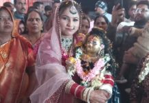 बदायूं में अनोखा विवाह: पिंकी शर्मा ने भगवान श्रीकृष्ण की प्रतिमा को जीवनसाथी चुना