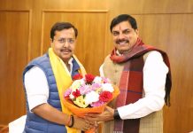 भाजपा के नवनियुक्त राष्ट्रीय कार्यकारी अध्यक्ष नितिन नबीन से CM डॉ यादव ने भेंट की