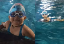 Little Swimmer Veda Paresh : 1 साल 9 महीने की उम्र में वेदा बनीं भारत की सबसे कम उम्र तैराक,देखिये वीडियो