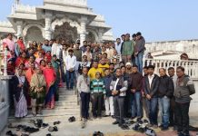 शत्रुंजय महातीर्थ पालीताणा की चौविहार छठ कर 7 यात्रा पूर्ण होने पर अंकित बोथरा की निकाली बहुमान यात्रा!