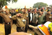 भिण्ड के लाल अमर शहीद शैलेन्द्र सिंह को सैन्य सम्मान के साथ दी गई अंतिम विदाई, गृह गांव में हुआ अंतिम संस्कार