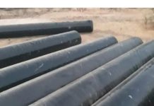 पानी की पाइप लाइन डालने के लिए रखे लोहे के पाइप गुड़कने से 4 बच्चें जख्मी