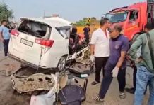 Horrific road accident: ट्रक-SUV की आमने-सामने भिड़ंत, 6 की मौत, 3 गंभीर