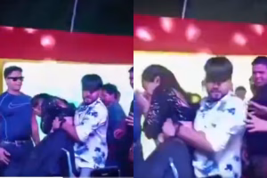 Bhojpuri Stage Show singer dhananjay sharma viral video controversy