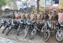रतलाम में मोटरसाइकिल चोरी करने वाले 4 आरोपी गिरफ्तार, 9 मोटरसाइकिल जप्त!