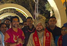 मसूरी में क्रिकेटर कुलदीप यादव की शादी में पहुंचे बाबा बागेश्वर धीरेंद्र शास्त्री