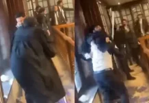 Bar Association के चुनाव को लेकर दो गुटों में भिड़ंत:लाहौर हाई कोर्ट के अंदर एक पुरुष और एक महिला वकील के बीच मारपीट का वीडियो वायरल