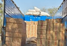 मंदसौर पुलिस ने फर्जी बिल्टी बनाकर ट्रक में ले जाई जा रही 70 लाख की 6500 बल्क लीटर अवैध विदेशी शराब पकड़ी -एक आरोपी गिरफ्तार-विदेशी शराब और ट्रक जप्त