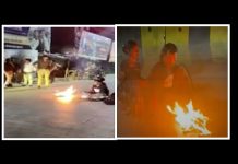 ‘हमारी शादी करवाओ वरना.” कोतवाली के बाहर प्रेमी युगल का हाईवोल्टेज ड्रामा