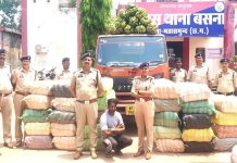 Big Success of Narcotics Taskforce: 4 करोड़ 56 लाख रुपए का गांजा जब्त, केलों के बीच तस्करी करते पकड़ा गया, झारखंड का आरोपी गिरफ्तार