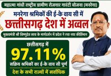The State Sets a New Record: मनरेगा श्रमिकों की E-KYC में छत्तीसगढ़ देश में अव्वल