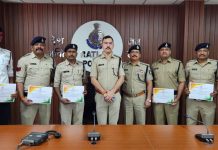 SP Honours Outstanding Performers : उत्कृष्ट कार्य करने वाले 9 पुलिसकर्मियों को किया सम्मानित!
