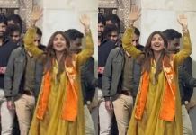 Mahakaleshwar Temple;महाकाल में शिल्पा शेट्टी के VIP दर्शन पर विवाद, कांग्रेस ने कहा-आम श्रद्धालु कतार में, सेलेब्रिटी को सब छूट