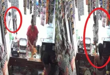 दुकान से सामान लेने के बहाने बातों में उलझाया, फिर महिला व्यवसायी से चेन छीनकर भागा युवक