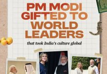 प्रधानमंत्री नरेन्द्र मोदी ने अपनी विदेश यात्रा के दौरान विभिन्न राष्ट्राध्यक्षों को राजस्थान की सुप्रसिद्ध थेवा, मीनाकारी, कुन्दन तथा जयपुर ब्लू पोट्री से निर्मित उपहार भेंट किए