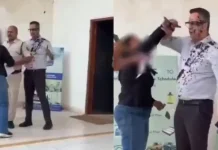 VIDEO: भिलाई के कार शोरूम में महिला ने जीएम को मारा थप्पड़ और फेंकी स्याही