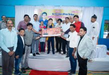 धार के नन्हे शटलर अंडर-13 ऑल इंडिया विजेता ईशमित अरोरा का सम्मान समारोह आयोजित