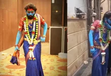 उज्जैन महाकाल मंदिर की सुरक्षा में चूक: पुष्पा के गेटअप में पहुंचा बहरूपिया,VIP एंट्री ली , सुरक्षा कर्मचारियों ने ली सेल्फी
